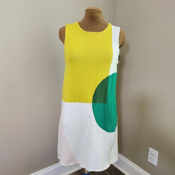 Moth Dresses & Skirts - Moth Color Block Sleeveless Dress Women's Suze M Mini Knit Meterial